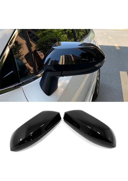 Toyota Corolla Için 2019-2022 Parlak Siyah Yan Kapı Dikizli Ayna Kapak Trim Kapağı (Yurt Dışından) modelleri