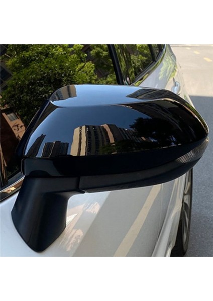 Toyota Corolla Için 2019-2022 Parlak Siyah Yan Kapı Dikizli Ayna Kapak Trim Kapağı (Yurt Dışından) fırsatları