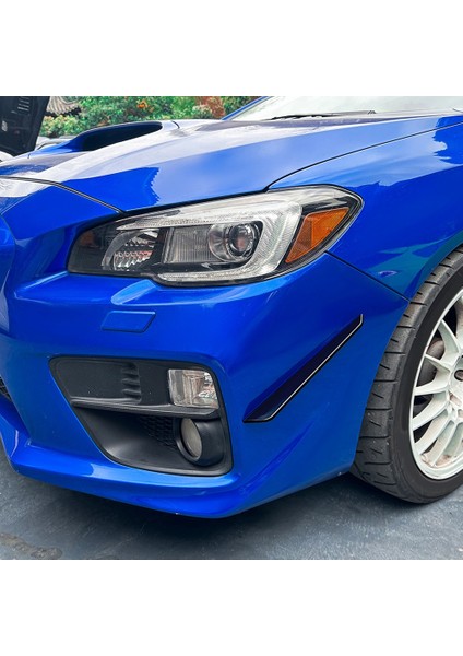 Araba Ön Tampon Yan Ayırıcı Spoiler Sis Lambası Yan Spoiler Trim Için Subaru Wrx Sti Va 2015-2021 Parlak Siyah (Yurt Dışından) modelleri