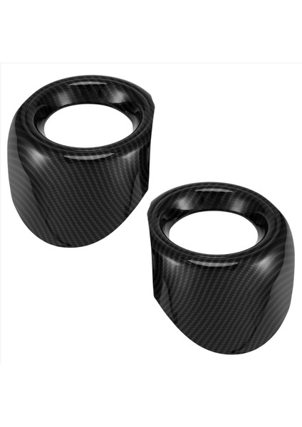 Ford Mustang Için Araba Ön Sis Lambası Kaplama Halkası 2015-2017 Sis Lamba Koruması Kapak Karbon Fiber (Yurt Dışından)