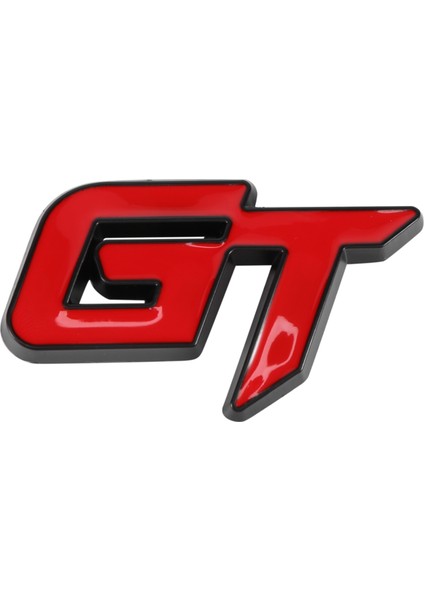3D Gt Logo Araba Sticker Moda Araba Dekor Etiketi Ford Mustang Focus 2 3 Fiesta Ranger Mondeo Mk2 Kırmızı+Siyah (Yurt Dışından) fiyatları