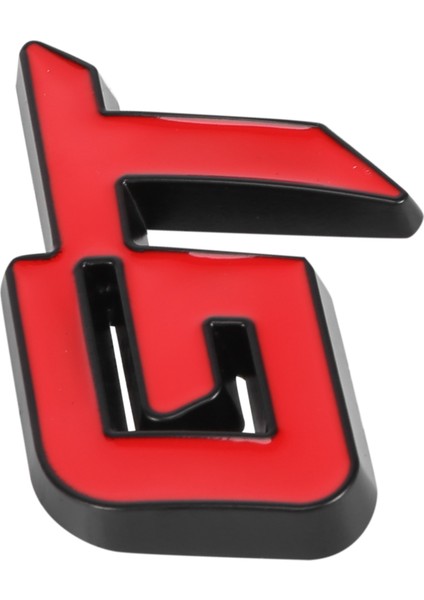 3D Gt Logo Araba Sticker Moda Araba Dekor Etiketi Ford Mustang Focus 2 3 Fiesta Ranger Mondeo Mk2 Kırmızı+Siyah (Yurt Dışından) modelleri