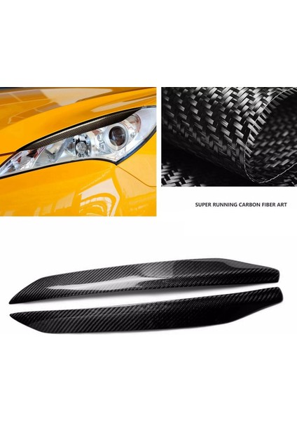 Hyundai Rohens-Coupe 2009-2011 Karbon Fiber Farlar Göz Kapakları Kaşları Kapağı (Yurt Dışından) modelleri
