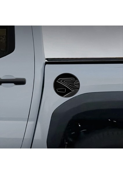 Toyota Tacoma Için Araç Yakıt Depik Yağ Kapalı Trım 2024 Gaz Kapağı Döşeme Etiketleri Araç Dış Aksesuarlar Parlak Siyah (Yurt Dışından) indirimleri