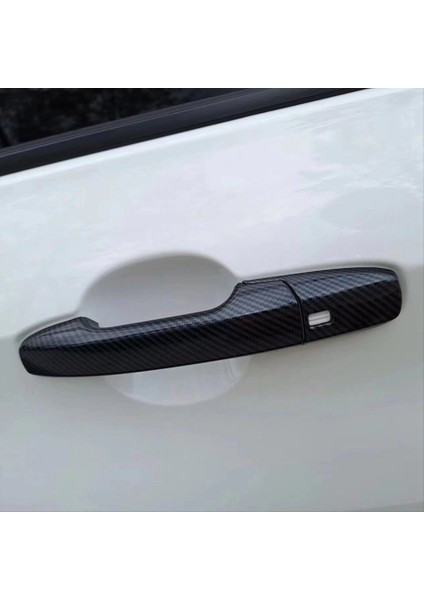 Toyota Yaris Için Cross 2023 2024 Rhd Güneydoğu Asya Sürüm Araç Dış Kapı Tutma Kapağı Kapak Trim Kiti (Karbon) (Yurt Dışından) indirimleri