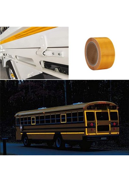 Yansıtıcı Bant, 20MX5CM Reflektör Bant Su Geçirmez Dış Mekan, Kendinden Yapışkan Güvenlik Bandı Araba Kamyonu Motoru (Yurt Dışından) fiyatları