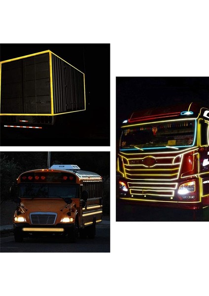 Yansıtıcı Bant, 20MX5CM Reflektör Bant Su Geçirmez Dış Mekan, Kendinden Yapışkan Güvenlik Bandı Araba Kamyonu Motoru (Yurt Dışından) fırsatları
