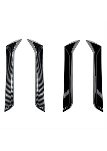 Araba Arka Pamuk Yan Spoiler Canards Vw T-Roc 2017-2024 Arka Ön Cam Yan Kanat Trim Sticker, A Için (Yurt Dışından) fiyatları