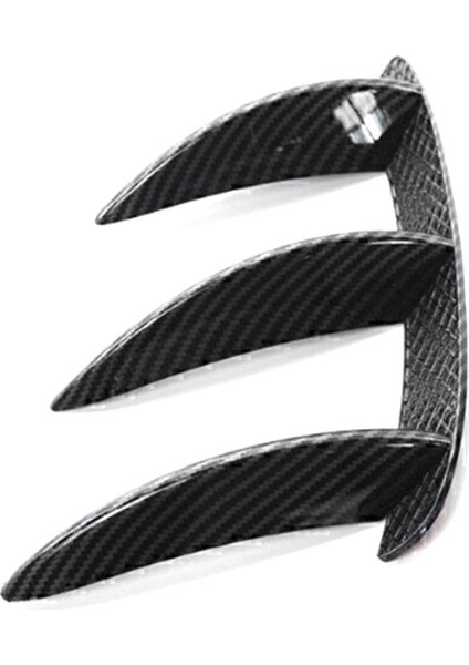 Araba Karbon Fiber Arka Tampon Spoiler Yan Hava Outlet Kanadı Canard Fin Mercedes Benz A Sınıfı W176 A200 A260 Amg Için (Yurt Dışından) fiyatları
