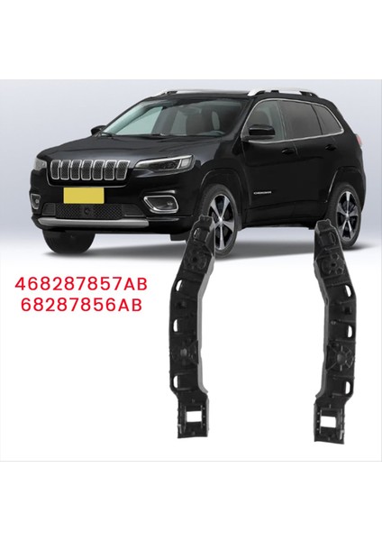 Araba Ön Tampon Braketi 68287857AB 68287856AB 53451239 53451240 Jeep Cherokee 2019-2020 Araba Aksesuarları (Yurt Dışından) indirimleri