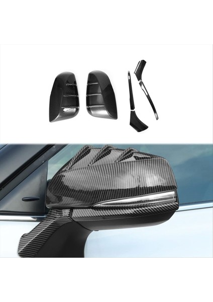 Toyota Highlander 2020-2023 Aksesuarlar Için Araba Dikizli Ayna Kapak Döşeme Karbon Fiber Stil (Yurt Dışından) fiyatları