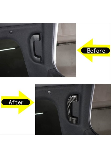 Mercedes-Benz C-Class W206 2022 2023 Yumuşak Karbon Fiber Araç Çatı Kapma Tutma Kapak Dekoratif Trim Aksesuarları (Yurt Dışından) indirimleri