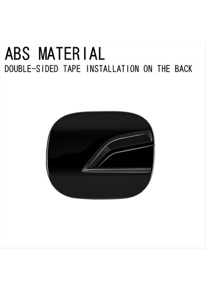 Araba Kapı Yakıt Deposu Gaz Kapağı Dekorasyon Kapağı Hyundai Kona 2024+ Araç Dış Aksesuarları Parlak Siyah (Yurt Dışından) modelleri