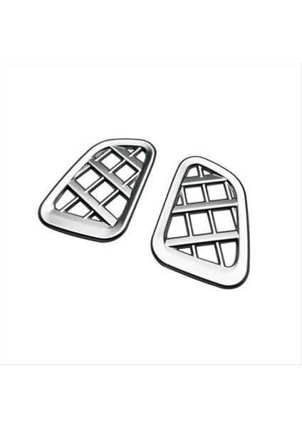 Suzuki Spacia Özel MK54S MK94S 2024 Iç Aksesuarlar Için Araba Kliması Havalandırma Kapağı Döşeme Sticker Gümüş (Yurt Dışından)