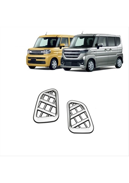 Suzuki Spacia Özel MK54S MK94S 2024 Iç Aksesuarlar Için Araba Kliması Havalandırma Kapağı Döşeme Sticker Gümüş (Yurt Dışından) modelleri