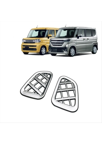 Suzuki Spacia Özel MK54S MK94S 2024 Iç Aksesuarlar Için Araba Kliması Havalandırma Kapağı Döşeme Sticker Gümüş (Yurt Dışından) fırsatları