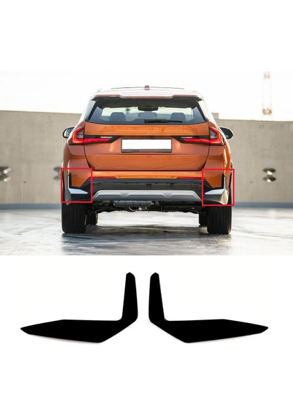 Arka Tampon Dudak Ayırıcı Kanardlar Bmw X1 U11 2023 2024 Xline Sis Lambası Kapağı Trim - Abs Siyah (Yurt Dışından) modelleri
