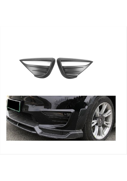 Tesla Için Model Y 2021-2022 Araba Sis Lambası Spoiler Bıçağı Trim Koruyucu Kapak Woof Diş Rüzgar Bıçağı Sticker Araç Aksesuar (Yurt Dışından) modelleri