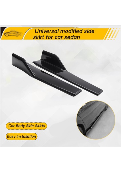 Araba Evrensel Kanat Spoyler Rüzgar Bıçağı Küçük Yan Etekler Yükseltilmiş Kalınlaştırılmış Güçlendirilmiş Bıçak Yan Etek Börek (Yurt Dışından) fırsatları