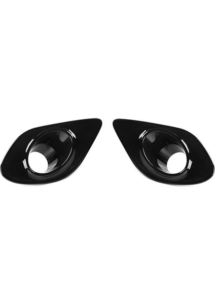 Araba Ön Fog Lambası Çerçeve Dekorasyon Kapağı Dodge Charger 2015-2022 Aksesuarlar, Siyah 2 Adet Için (Yurt Dışından)