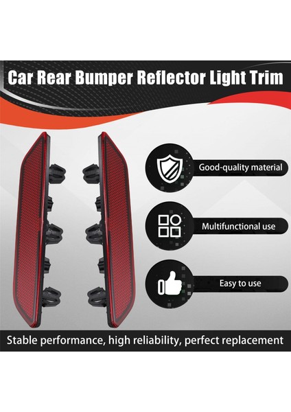 1paır Arka Tampon Reflektör Işık Trim 63148084785 63148084786 Bmw 5 Serisi G60+ Uyarı Lamp Plaka Refellef (Yurt Dışından) indirimleri