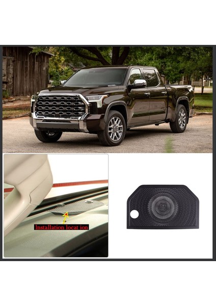 Toyota Tundra Sequoia Için Merkez Konsol Konsol Gösterge Korna Hoparlör Kapağı Döşeme 2022-2024 Iç Aksesuarlar (Yurt Dışından) fırsatları