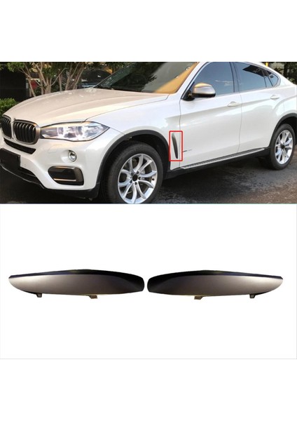 1paır Araç Yan Fender Havalandırma Trim 51767361417 51767361418 Bmw X6 F16 2015-2019 35IX 5ix Hava Kanalı Panel Şerit Şeridi (Yurt Dışından) fiyatları