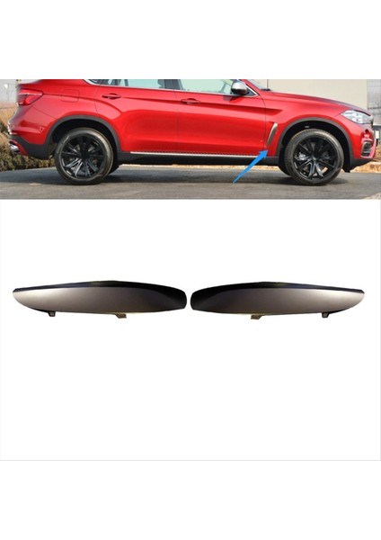 1paır Araç Yan Fender Havalandırma Trim 51767361417 51767361418 Bmw X6 F16 2015-2019 35IX 5ix Hava Kanalı Panel Şerit Şeridi (Yurt Dışından) modelleri