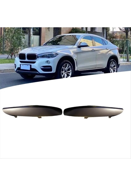 1paır Araç Yan Fender Havalandırma Trim 51767361417 51767361418 Bmw X6 F16 2015-2019 35IX 5ix Hava Kanalı Panel Şerit Şeridi (Yurt Dışından) indirimleri