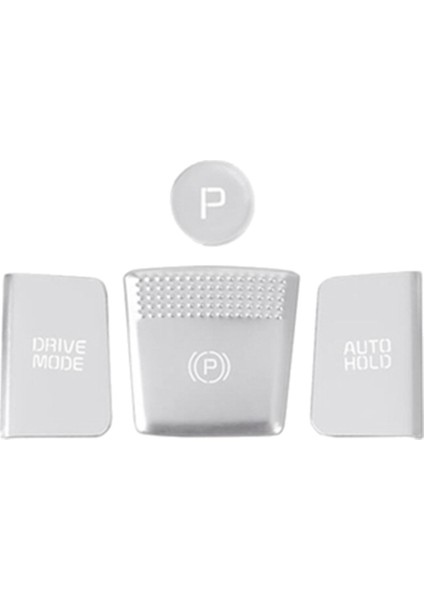 4pcs Araba Merkezi Kontrol Dişli Düğmesi Çıkartma Kapağı Kıa Karnavalı Için Trim Panel Çerçevesi 4 Ka4 2020 2021 2022 Gümüş (Yurt Dışından)