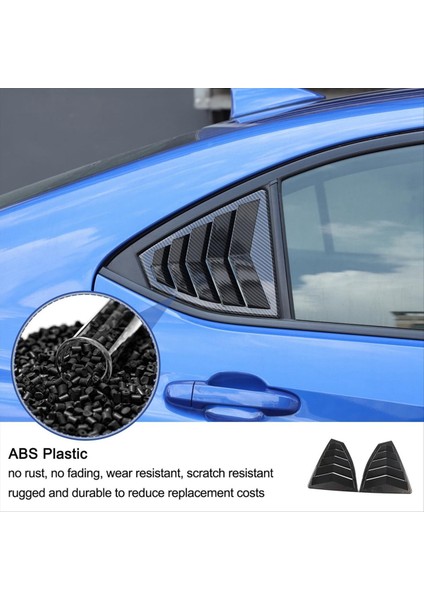 Subaru Wrx 2022 2023 2024 Arka Yan Pencere Kançuklu Kartılar Hava Havalandırma Kepçe Tonları Kapak (Yurt Dışından) fırsatları
