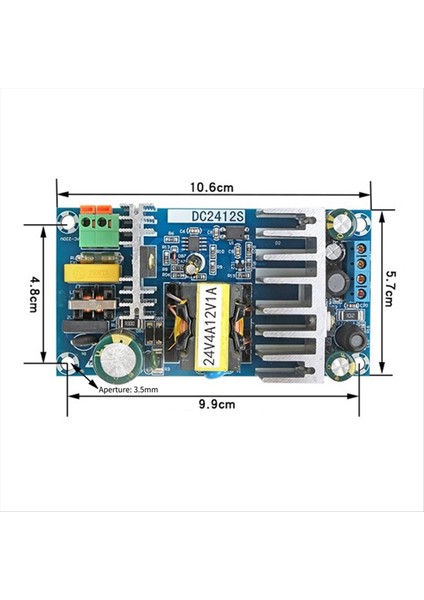 Ac-Dc 24V 4A / 12V 1A Anahtarlama Güç Kaynağı Kartı Devre Modülü (Yurt Dışından) fırsatları