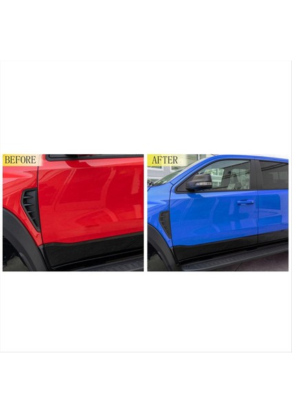 Dodge Ram Için 1500 Trx 2023 2024 Araba Çamurluk Yan Havalandırma Kapağı Trim Sticker Dış Aksesuarlar (Abs Karbon Fiber) (Yurt Dışından) fırsatları