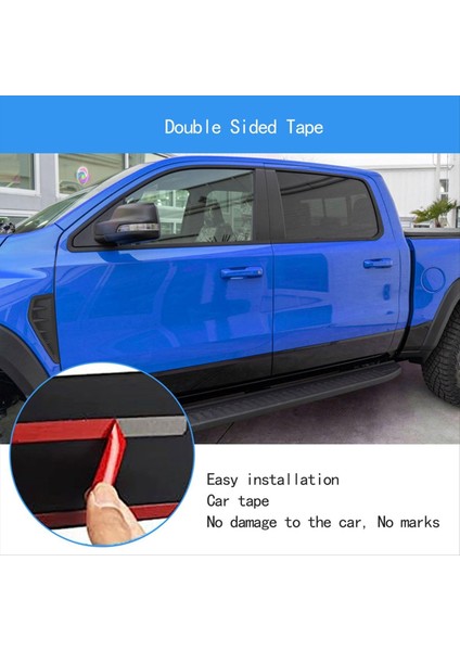 Dodge Ram Için 1500 Trx 2023 2024 Araba Çamurluk Yan Havalandırma Kapağı Trim Sticker Dış Aksesuarlar (Abs Karbon Fiber) (Yurt Dışından) indirimleri