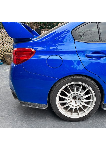Subaru Wrx Stı Va 2015-2021 Karbon Fiber Deseni Için Araba Arka Tampon Dudak Difüzörlü Kanat Önlük Spoyleri (Yurt Dışından) fırsatları