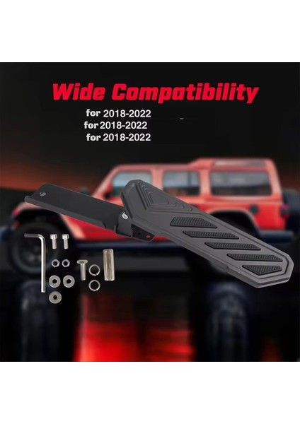 Ölü Pedal Sürücüsü Ayak Dinlenme Jeep Wrangler Için Sol Yan Kick Panel Jl Jlu 4xe Gladyatör Için Jt Anti-Slip 2018-2022 Siyah (Yurt Dışından) indirimleri