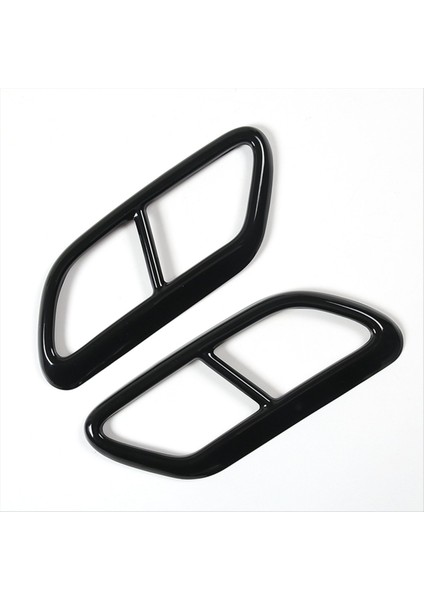 Siyah Paslanmaz Çelik Boru Boğaz Egzoz Çıkışları Volvo S60 2020 S90 V90 2016-2019 Aksesuarları Için Kuyruk Çerçevesi Trim Kapak (Yurt Dışından) modelleri