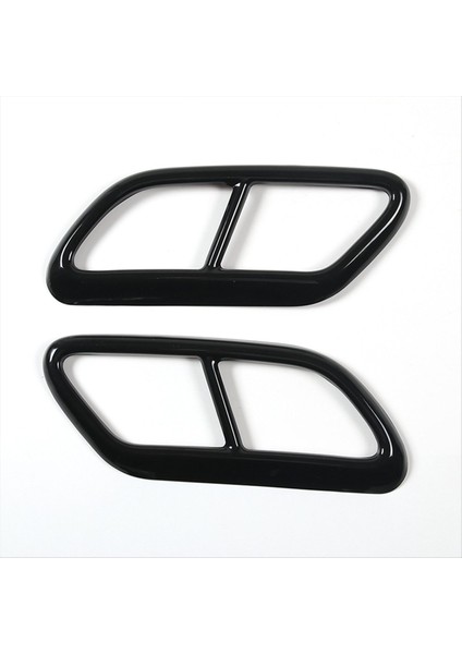 Siyah Paslanmaz Çelik Boru Boğaz Egzoz Çıkışları Volvo S60 2020 S90 V90 2016-2019 Aksesuarları Için Kuyruk Çerçevesi Trim Kapak (Yurt Dışından) fırsatları