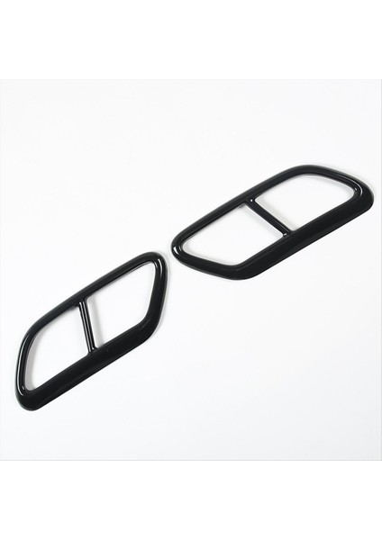 Siyah Paslanmaz Çelik Boru Boğaz Egzoz Çıkışları Volvo S60 2020 S90 V90 2016-2019 Aksesuarları Için Kuyruk Çerçevesi Trim Kapak (Yurt Dışından) indirimleri