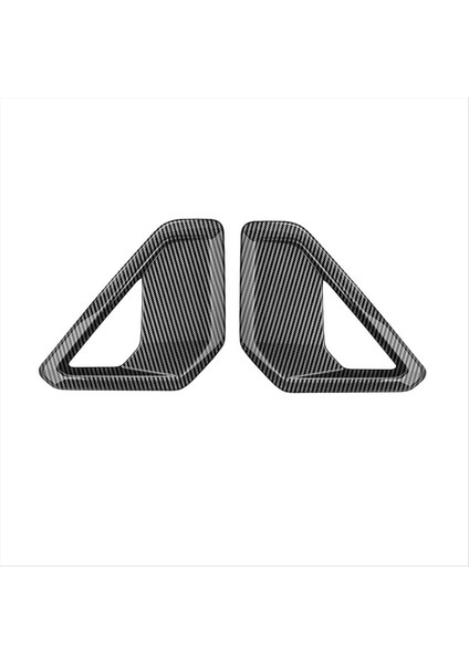 Araba Ön Sis Lambası Işık Kapağı Trim Hyundai Kona 2024+ Araba Trim Aksesuarları Karbon Fiber Desen (Yurt Dışından)