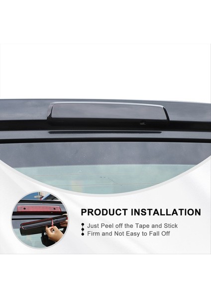 Jeep Commander Için 2006-2010 Araba Üçüncü Yüksek Fren Kapağı Dekorasyon Dekorasyon Trim Sticker Aksesuarları Füme Siyah (Yurt Dışından) fiyatları