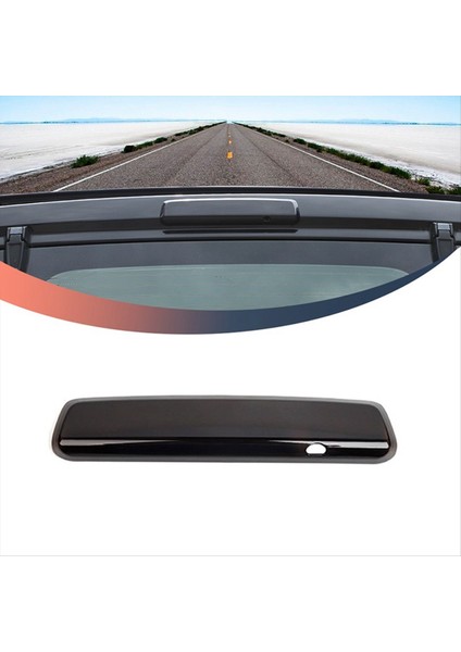 Jeep Commander Için 2006-2010 Araba Üçüncü Yüksek Fren Kapağı Dekorasyon Dekorasyon Trim Sticker Aksesuarları Füme Siyah (Yurt Dışından) indirimleri