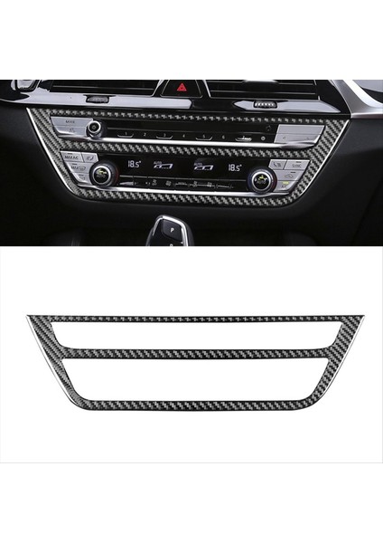 Bmw 5 Serisi G30 G38 2018-2021 Karbon Fiber Araç Merkezi Kontrol Cd&#39;si Panel Trim Kapak Iç Aksesuarlar (Yurt Dışından) fırsatları