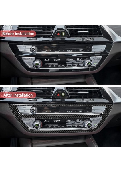 Bmw 5 Serisi G30 G38 2018-2021 Karbon Fiber Araç Merkezi Kontrol Cd&#39;si Panel Trim Kapak Iç Aksesuarlar (Yurt Dışından) indirimleri