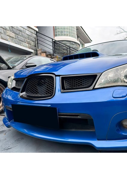 Subaru Impreza Wrx Için Stı 9. 2006-2007 Araba Ön Orta Izgara Grille Kapak Trim Sticker Aksesuarları Siyah (Yurt Dışından) modelleri