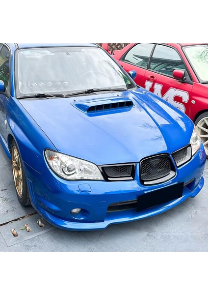 Subaru Impreza Wrx Için Stı 9. 2006-2007 Araba Ön Orta Izgara Grille Kapak Trim Sticker Aksesuarları Siyah (Yurt Dışından) indirimleri