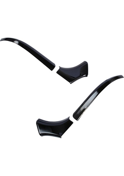 Toyota Harrier Venza XU80 2020-2022 Lhd Siyah Için Araba Yan Kapı Ayna Trim Dikiz Ayna Taban Dekor Kapağı (Yurt Dışından) fırsatları