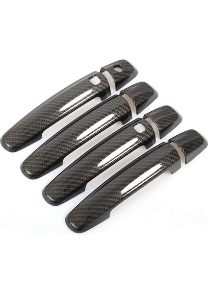 Araba Abs Karbon Fiber Kapı Kolu Kapak Suzuki Için Krom Döşeme Swift Vitara S-Cross 2012-2018 Araba Stili (Yurt Dışından)