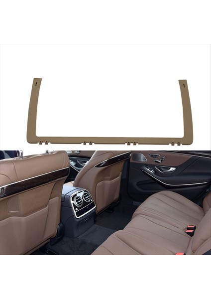 Araba Ön Koltuk Arka Backrest Desteği Barcket Trım Değişimi Mercedes Benz S Sınıfı W222 2014-2020 Bej (Yurt Dışından) indirimleri