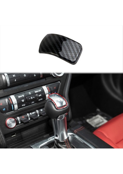 Ford Mustang 2024 Iç Aksesuarlar Için Orta Konsol Dişli Vites Kafa Kapağı Döşeme Karbon Fiber (Yurt Dışından) fırsatları